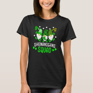 Camiseta Tempo Engraçado Para O Dia de São Patrício Esquadr