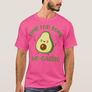 Camiseta Tempo Engraçado Para Um Exercício Avocado Avo-Card