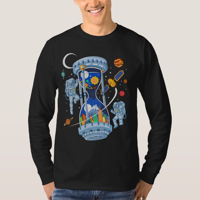Camiseta tempo espacial astronauta (Frente)
