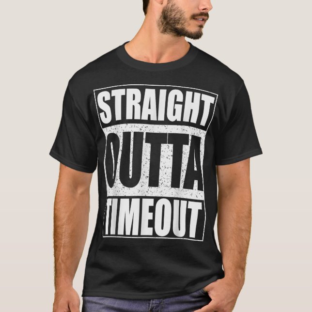 Camiseta Tempo Limite de Saída do hetero  (Frente)