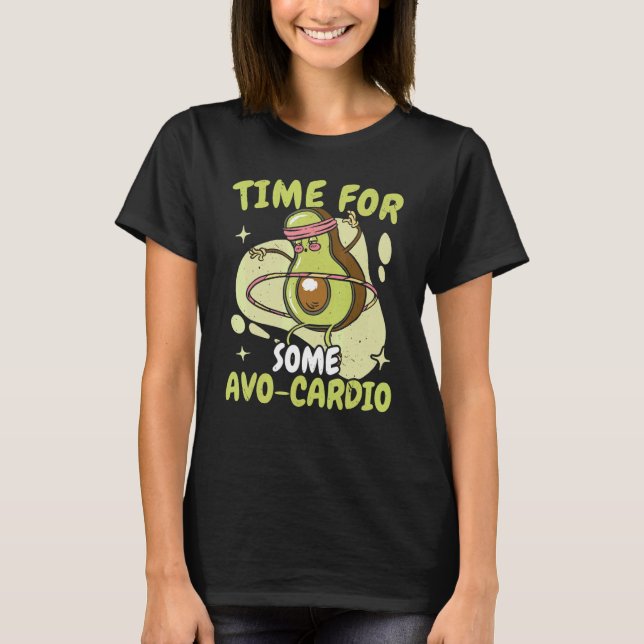 Camiseta Tempo Para Algum Avo Cardio Avocado Guac Guacamole (Frente)