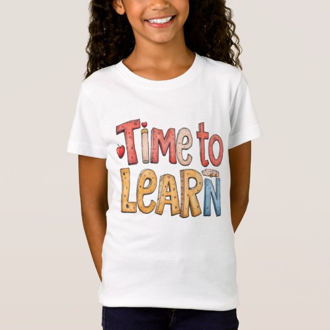 Camiseta Tempo para aprender (Frente)
