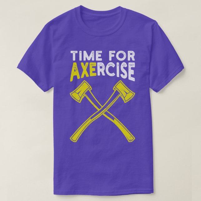 Camiseta Tempo Para Axercise Workout Gym Ax Jogando Cla (Frente do Design)