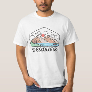 Camiseta Tempo Para Explorar A Aventura