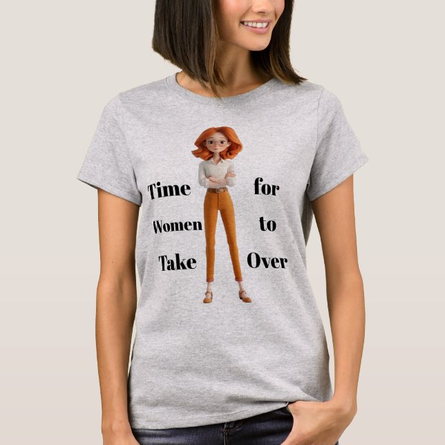 Camiseta Tempo Para Mulheres (Frente)