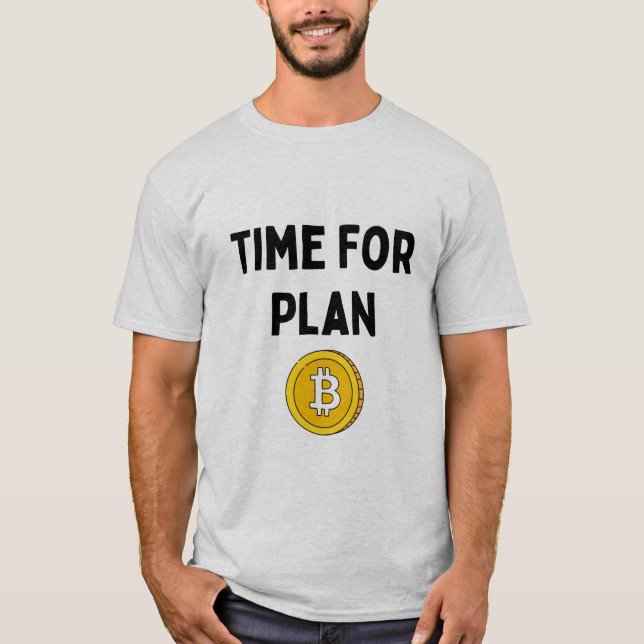 Camiseta Tempo Para O Plano B, Bitmoney (Frente)