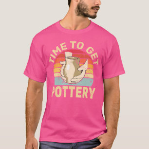 Camiseta Tempo Para Obter A Potência Cerâmica De Escultação