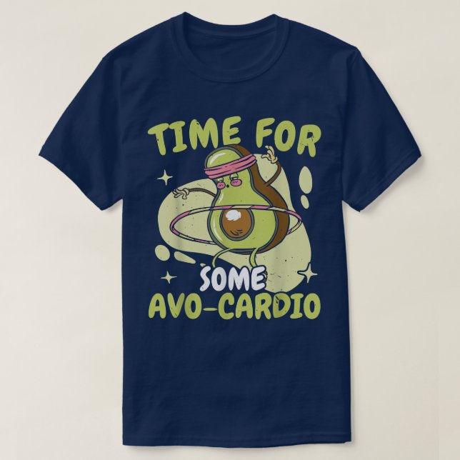 Camiseta Tempo Para Um Avocardio Avocado Lover Guac Guacamo (Frente do Design)