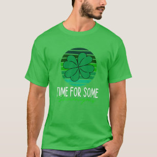 Camiseta Tempo Para Um Dia de São Patrício Shenanigans Sham