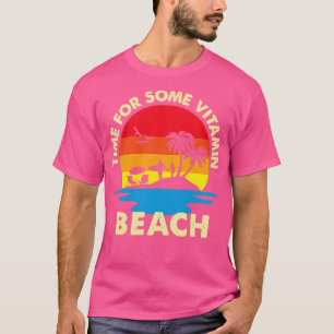 Camiseta Tempo Para Uma Praia De Vitamina