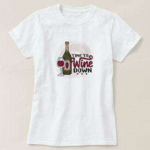 Camiseta Tempo para Vinhos para Baixo