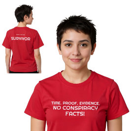 Camiseta Tempo. Prova. Evidência. 