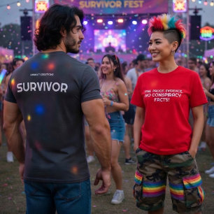 Camiseta Tempo. Prova. Evidência.
