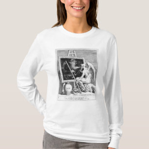 Camiseta Tempo que fuma uma imagem, 1761