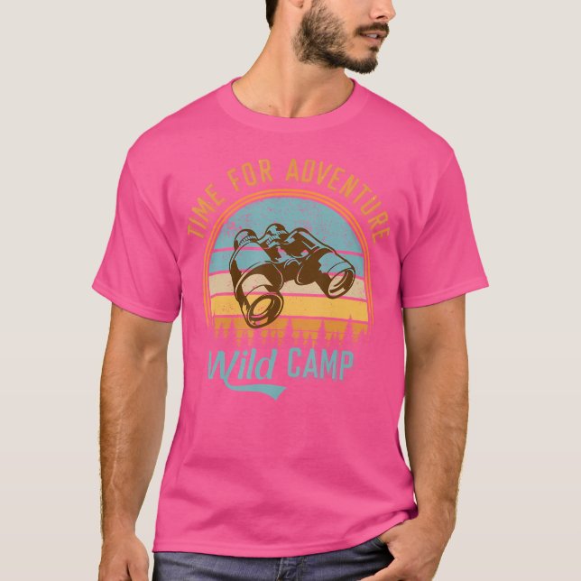 Camiseta Tempo Retroativo Para Binoculares De Camp Selvagen (Frente)