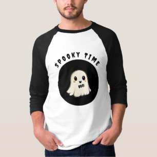 Camiseta Tempo Spooky com o Halloween Ghost