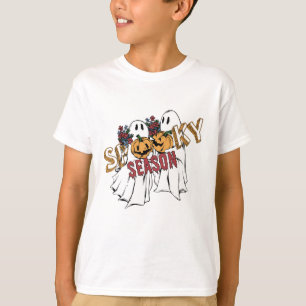 CAMISETA TEMPORADA ASSOMBRADA FANTASMAS HALLOWEEN 2026