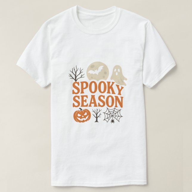 Camiseta Temporada Assustadora (Frente do Design)