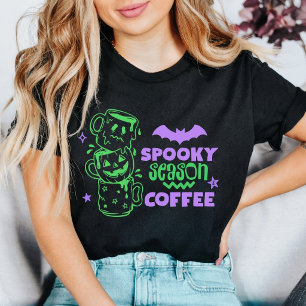 Camiseta Temporada Assustadora & Café Halloween