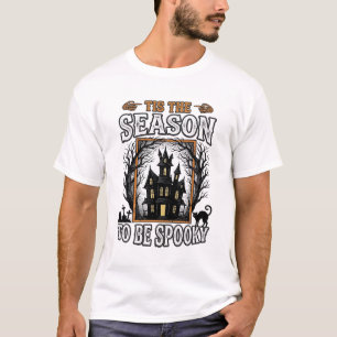 Camiseta Temporada Assustadora de Casa Assombrada Vintage H