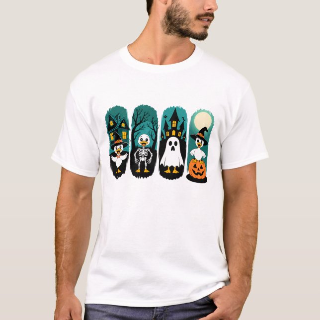 Camiseta Temporada Assustadora de Halloween (Frente)