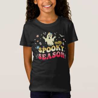Camiseta Temporada Assustadora, Morcego de Abóbora Fantasma