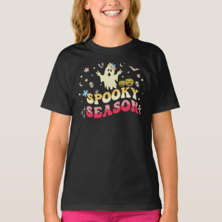 Camiseta Temporada Assustadora, Morcego de Abóbora Fantasma