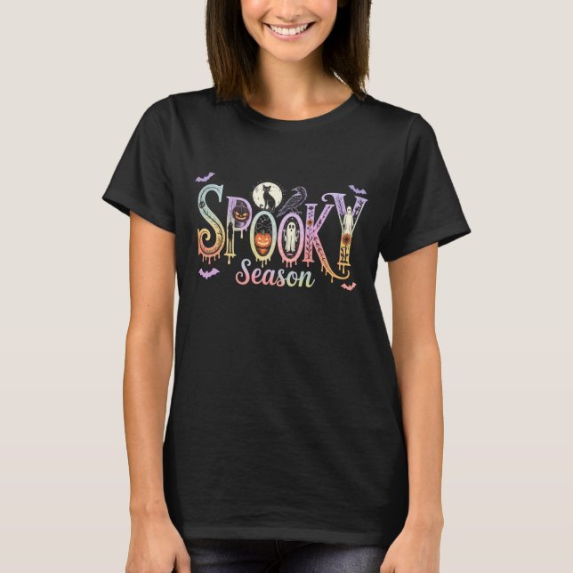 Camiseta Temporada Assustadora Pastel Goth (Frente)