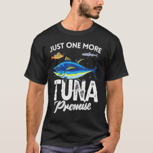Camiseta Temporada de barco de pesca de atum vara de pesca