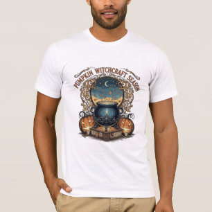 Camiseta Temporada de Bruxaria de Abóbora - Halloween Vinta