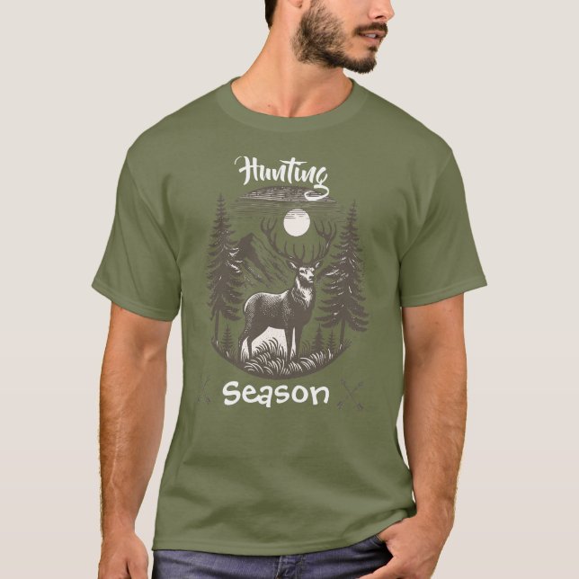 Camiseta Temporada de Caça Natureza (Frente)