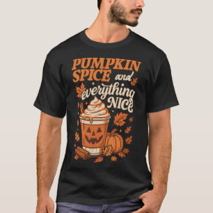 Camiseta Temporada de Café com Tempero de Abóbora Amante de