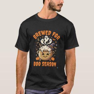 Camiseta Temporada de Café de Halloween Boo