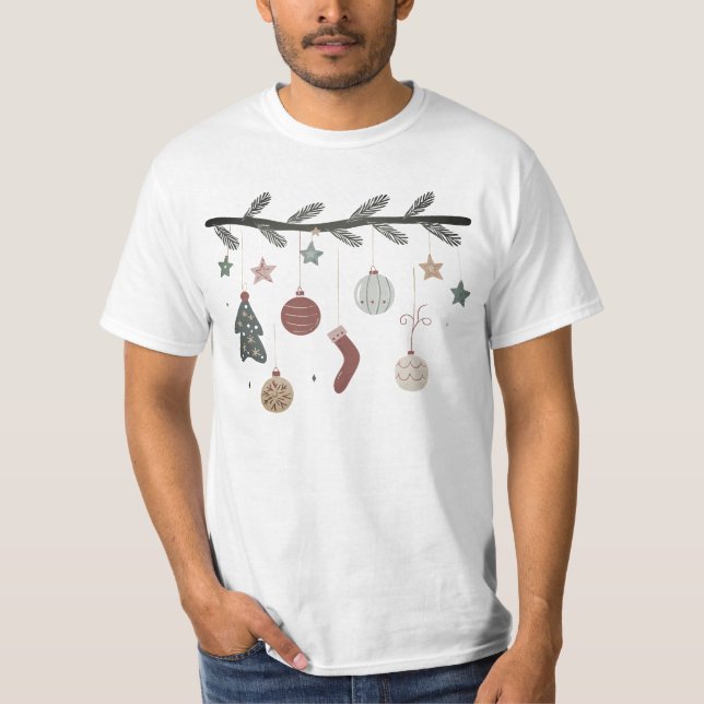 Camiseta temporada de celebração do Natal  (Frente)