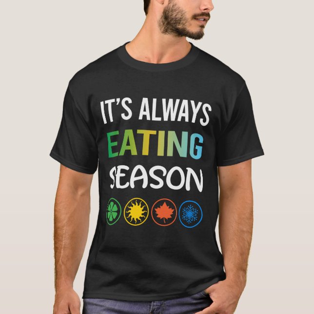 Camiseta Temporada de Comer Divertido (Frente)
