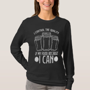 Camiseta Temporada de Enlatamento Colonizador Comida Caseir