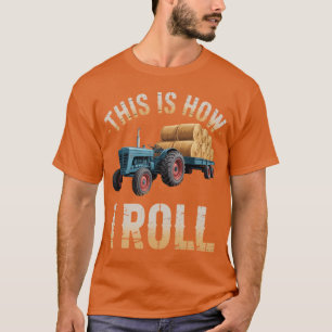 Camiseta Temporada de Feno - É assim que eu rolo - Trator A