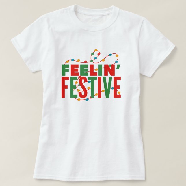 Camiseta Temporada de Férias Festiva  (Frente do Design)
