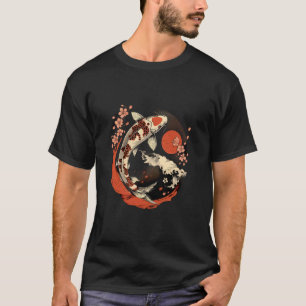 Camiseta Temporada de Flor de Cerejeira Koi Sakura Nishikig