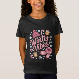 Camiseta Temporada de Vibrações de Inverno Clima Frio Olá I