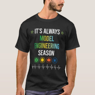 Camiseta Temporada Divertida Engenheiro de Engenharia de Mo