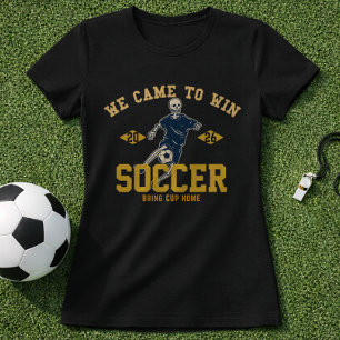 Camiseta Temporada do Torneio de Futebol Copa 2026 Leve o F