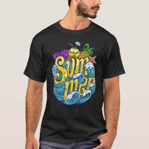Camiseta Temporada Mágica de Verão Olá Verão Precisa da Vit