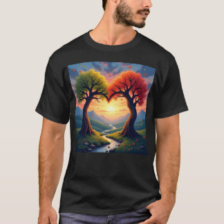 Camiseta Temporadas de Amor engraçado