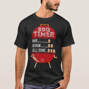 Camiseta Temporizador De CHURRASCO De Moedas Raras E Bem Fe