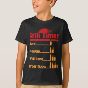 Camiseta Temporizador De Churrasco Garrafas De Cerveja Engr