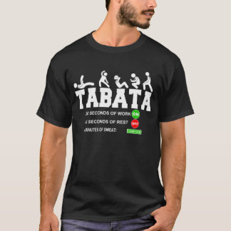 Camiseta Temporizador de ligar/desligar T-Shir do exercício