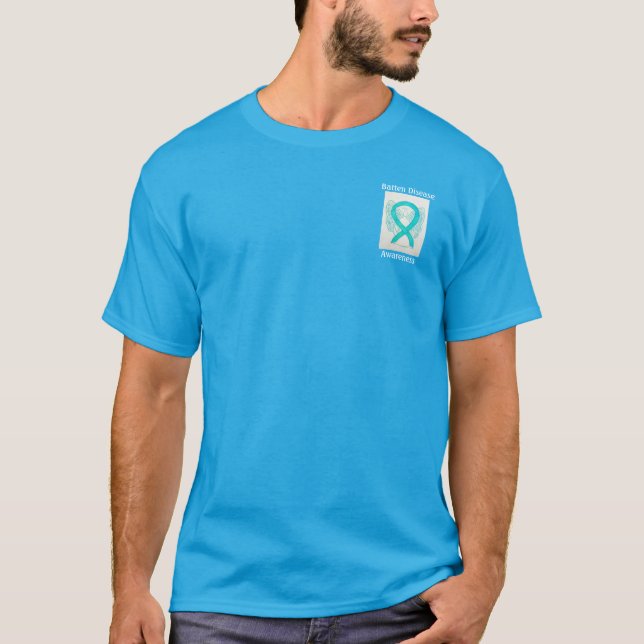 Camiseta Tempos de Consciência da Doença de Batten Ribbon A (Frente)