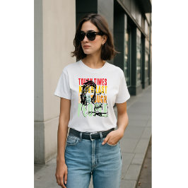 Camiseta tempos difíceis nunca duram, mas pessoas difíceis