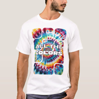 Camiseta Tempos Funky Retro Tie-Dye